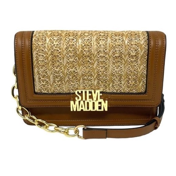 Steve Madden Handbags - Steve Madden Crossbody Bag- Cognac/Multi